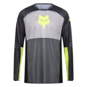 CAMISOLA FOX 180 FLOW BLK/GRY/YLWFLU