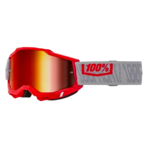 ÓCULOS 100% ACCURI 2 M2 GATORBACK REDFLU/LTGRY