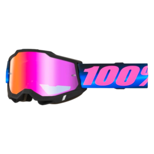 ÓCULOS 100% ACCURI 2 M2 SUPERDOME BLK/PNK/MLT