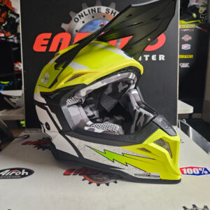 CAPACETE JUST1 J39 POSEIDON BLK/YLWFLU/WHT