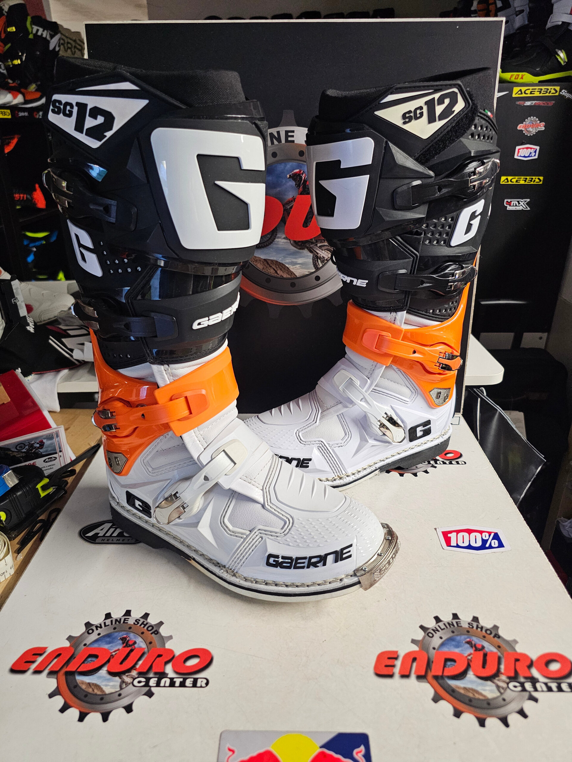 BOTAS GAERNE MX SG12 BLK/ORG/WHT 2 BOTAS GAERNE MX SG12 BLK/ORG/WHT - Image 2