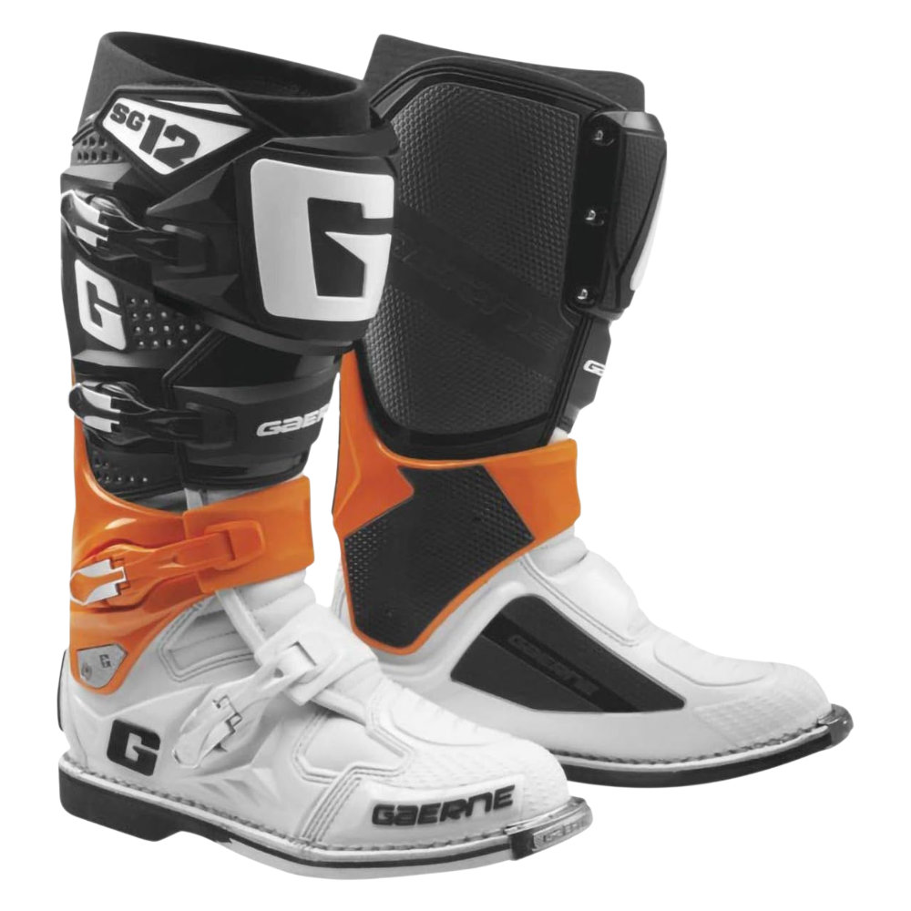 BOTAS GAERNE MX SG12 BLK/ORG/WHT 1 BOTAS GAERNE MX SG12 BLK/ORG/WHT