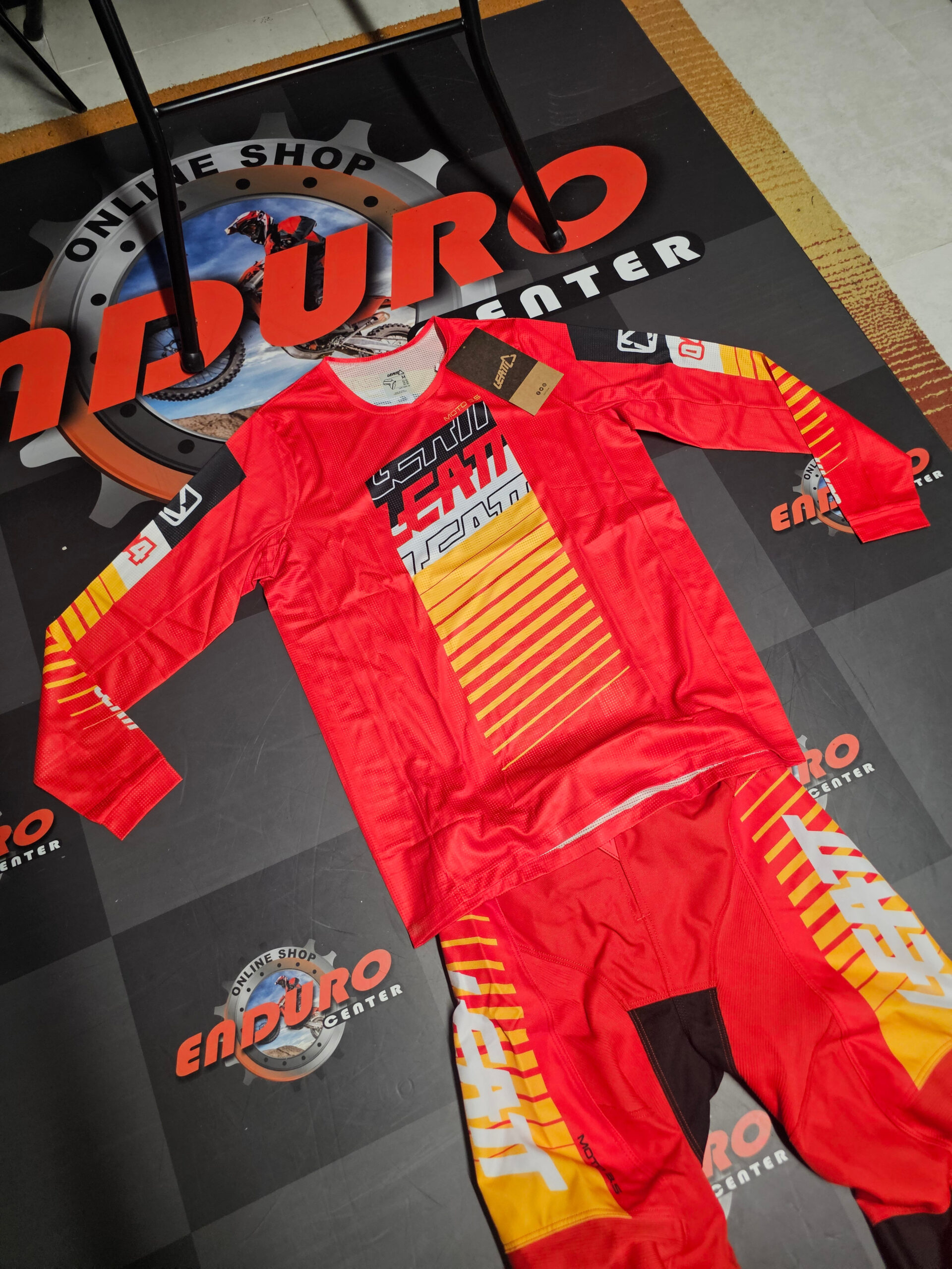 FATO LEATT MX GPX 3.5 RED RD/YLW/BLK 3 FATO LEATT MX GPX 3.5 RED RD/YLW/BLK - Image 3