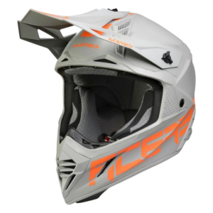 CAPACETE ACERBIS X-TRACK VTR LTGRY/ORG